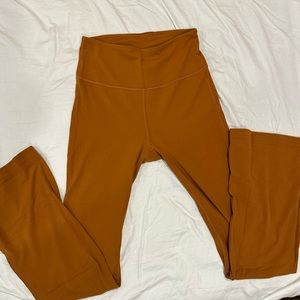 Lululemon Groove Pants in butternut brown